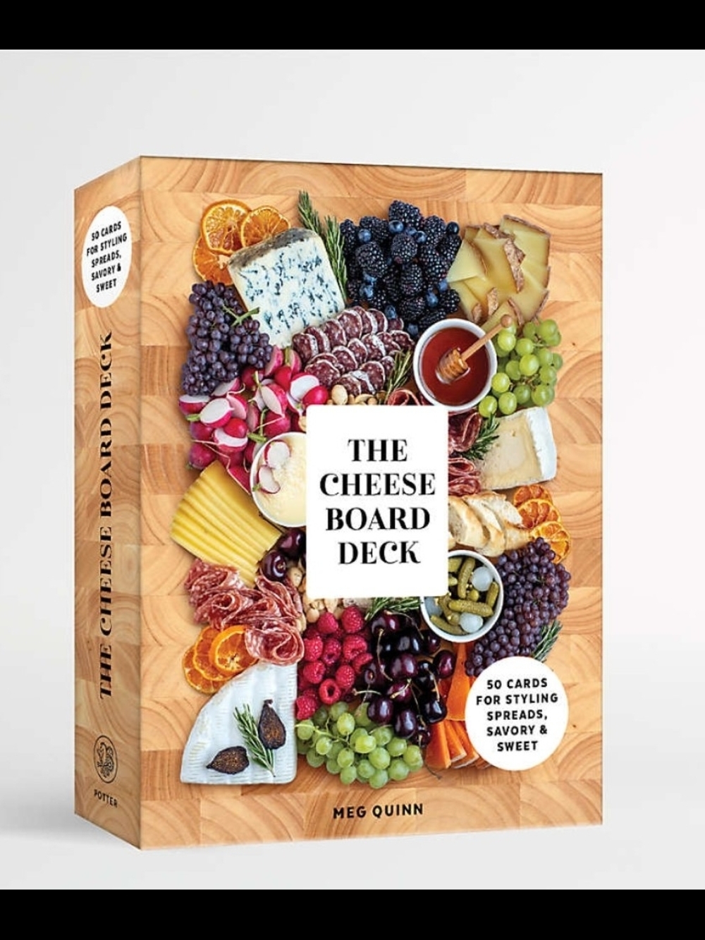 NWT - The Cheese Board Deck - Colorful Charcuterie Inspiration BOX - Meg Quinn